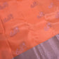Charming Peach With Blue Color Pure Kanchi Silk Saree In Suncity