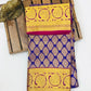 Violet Color Pure Kanchi Silk Gold Zari Work In Near Me