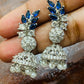 American Diamond Stone Work Earrings In Sedona