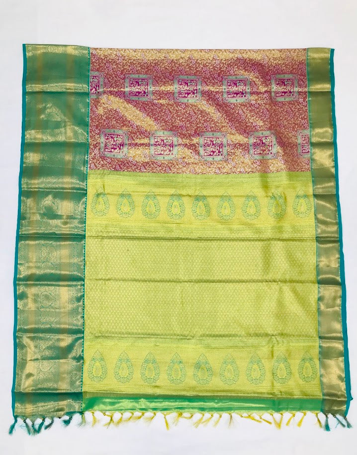 Mango Designed Bordered Saree In Suncity