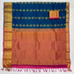 Peacock Blue Kanchi Silk Gold Zari Work Saree In Surprise