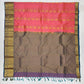 Charming Pink Color Pure Kanchi Silk Gold Zari Work Saree In Mesa