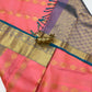 Pink Color Pure Kanchi Silk Gold Zari Work Saree In Chandler