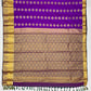Alluring Violet Color Pure Kanchi Silk Gold Zari Work Saree In Chandler