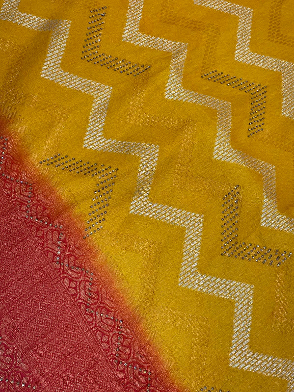 Red Border Saree In Mesa