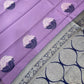 Purple Color Leaf Motifs Pure Kanchi Silk Saree In Surprise