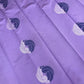 Purple Color Leaf Motifs Pure Kanchi Silk Saree In Suncity