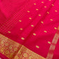 Raspberry Pink Color Mysore Silk Saree In Mesa