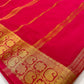 Pink Color Gold Zari Saree In Suncity