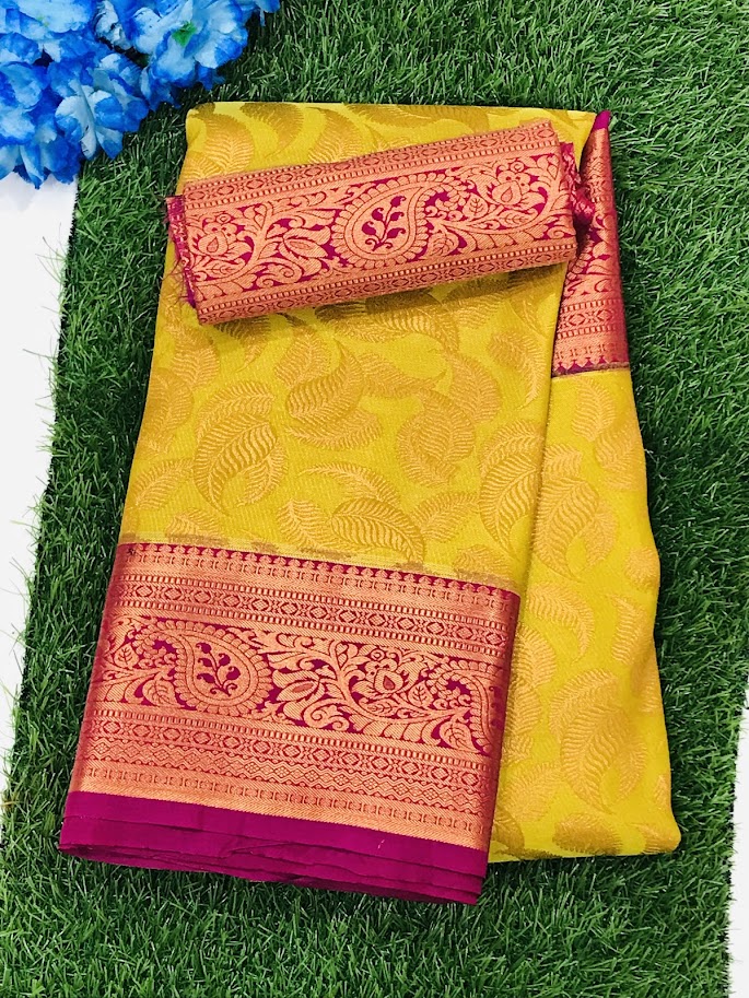 Rich Look Art Silk Saree In Surprise