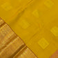 Mustard Yellow Color Pure Kanchi Silk Gold Zari Work Saree In Tempe
