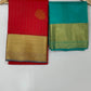 Beautiful Red Color Pure Kanchi Silk With Gold Zari Work Saree In USA