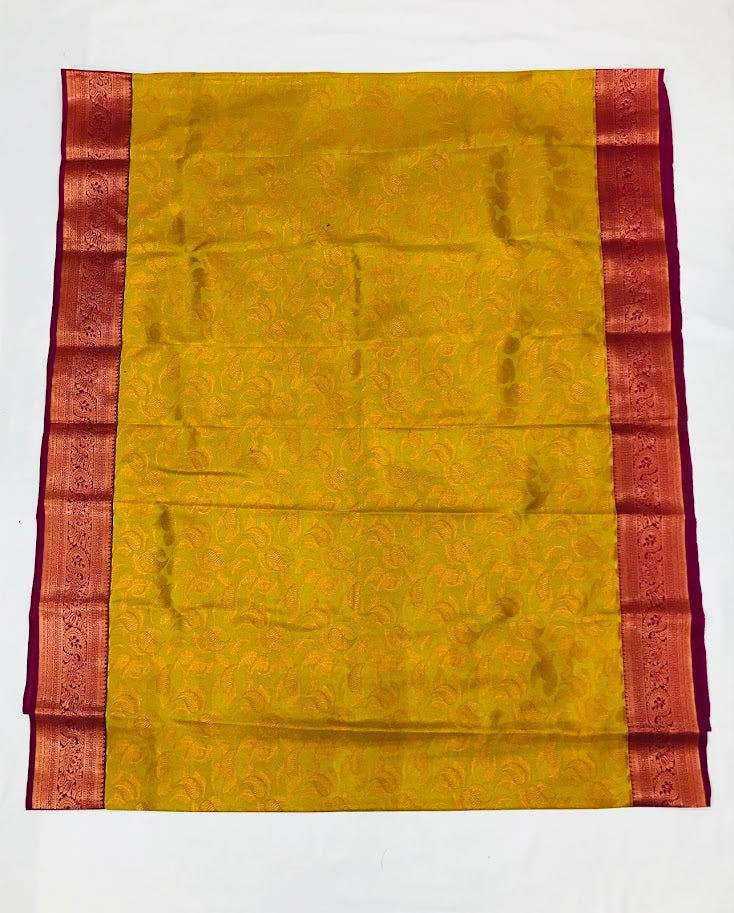 Leafe Designed Art Silk Saree In Chandler