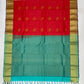 Beautiful Red Color Pure Kanchi Silk With Gold Zari Work Saree In Yuma