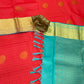 Red Color Pure Kanchi Silk With Gold Zari Work Saree In Chandler