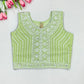 Green Color Choli Set With Sequins Work In Mesa 