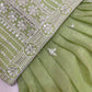 Light Green Choli Set In Yuma