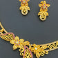 Attractive Gold Plated Necklace Set In USA