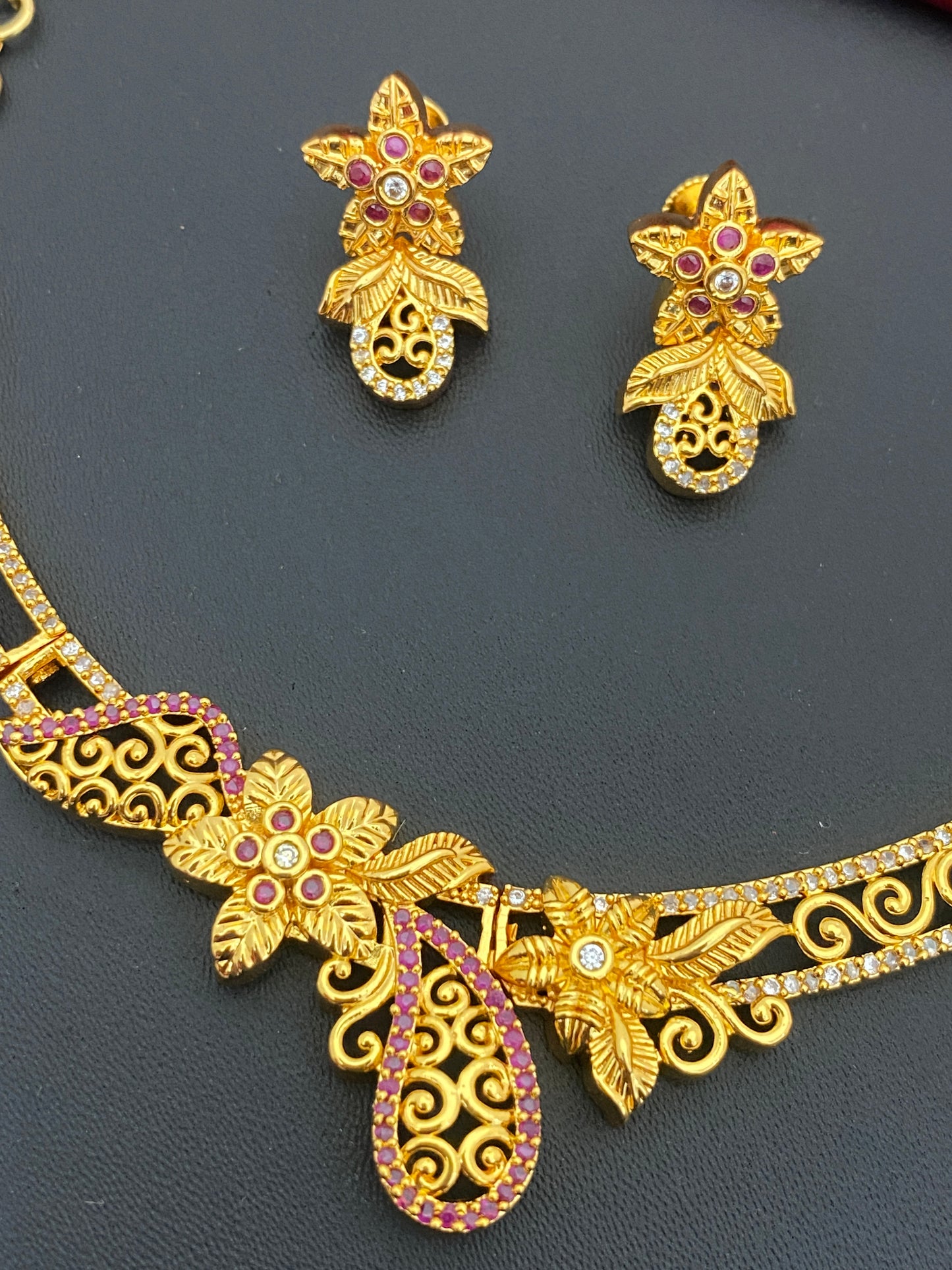 Attractive Gold Plated Necklace Set In USA