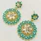 Indian Floral Designer Earrings In USA