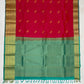 Beautiful Red Color Pure Kanchi Silk With Gold Zari Work Saree In Yuma