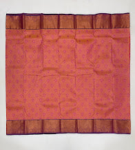 Attractive Pink Color Pure Kanchi Silk Gold Zari Work Saree For Women In Tempe