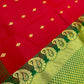 Red Color Pure Kanchi Silk With Gold Zari Work Saree In Suncity
