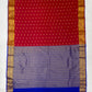 Beautiful Maroon Color Pure Kanchi Silk With Gold Zari Work Saree In Mesa