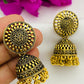 Alluring Gold Plated Jhumka Earrings In USA