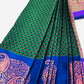 Stunning Green Colored Art Silk Saree With Butta Motifs Design And Rich Pallu In Suncity