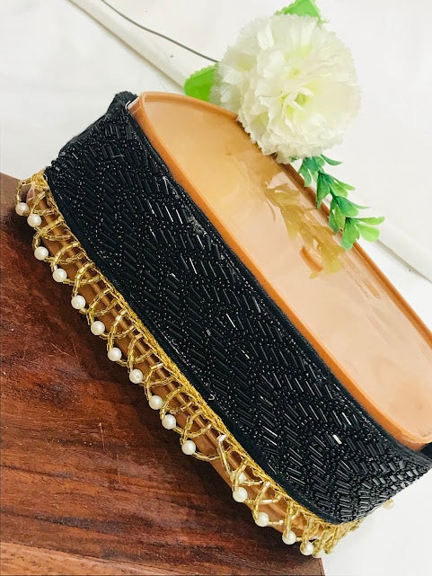 Charming Black Color Hip Belt With Golden In Surprise