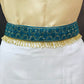  Teal Blue Color Hip Belt In Bull Head City