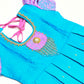 Sky Blue And Pink Color Stones Work Langa Set In Mesa