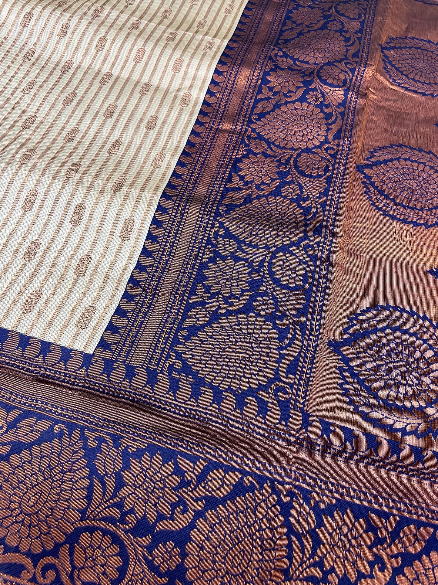 Blue Color Rich Pallu And Border Art Silk Saree In Chandler
