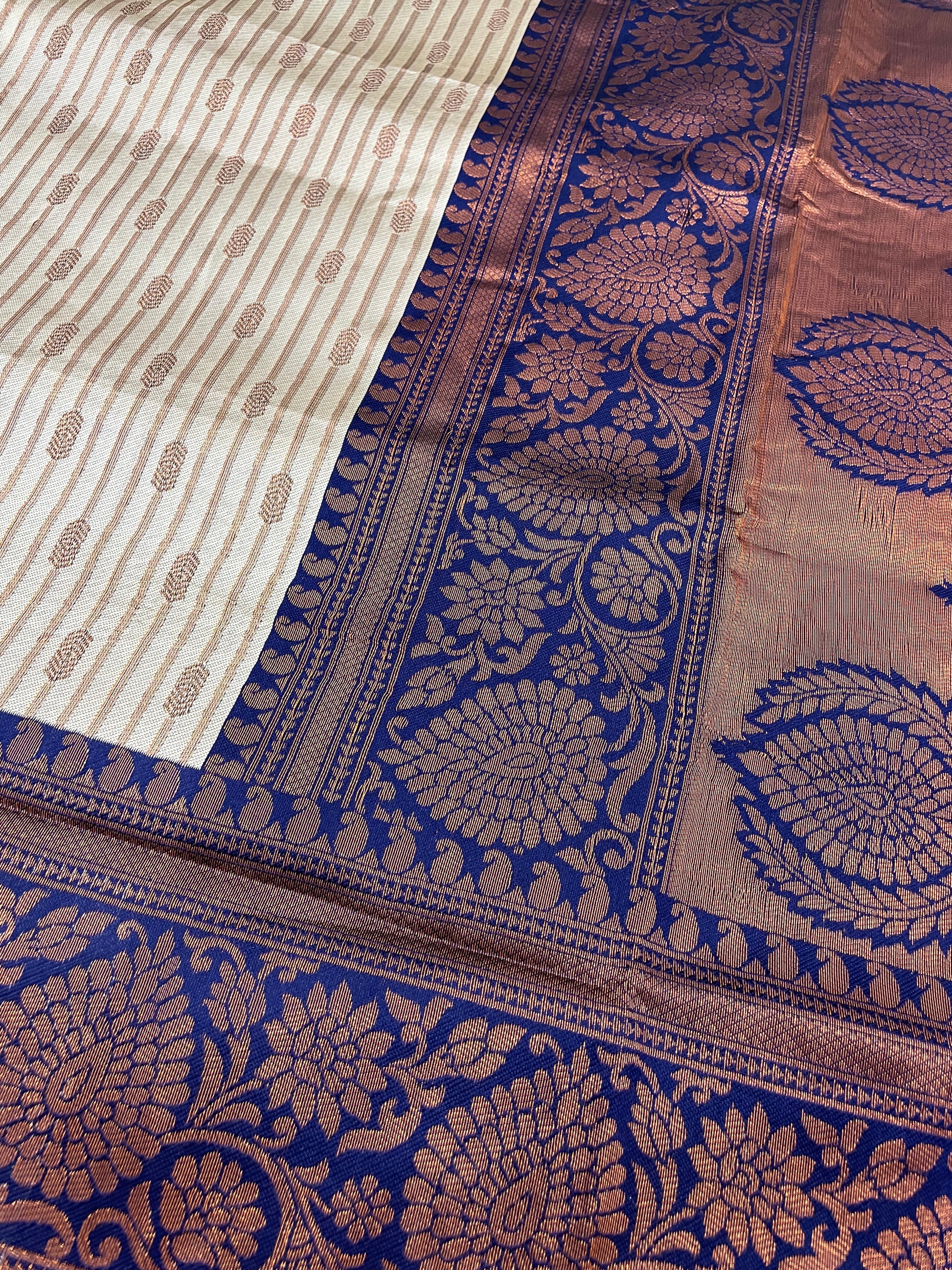 Blue Color Rich Pallu And Border Art Silk Saree In Chandler