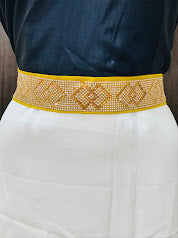 Lovely Yellow Color Hip Belt In Globe