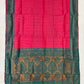 Pink Color With Rama Green Color Rich Pallu And Border Art Silk Saree In Yuma