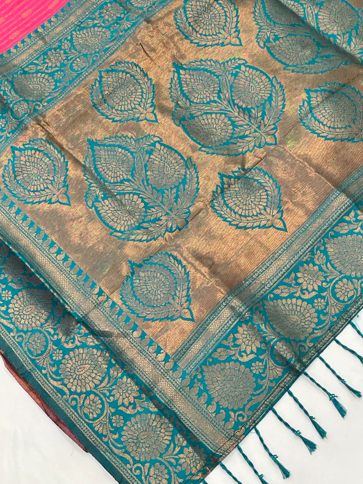 Art Silk Saree With Beautiful Tassels In Gilbert