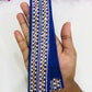 Saree Hip Belt Elastic Model With Kundan Work In Buckeye