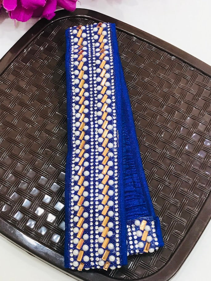 Blue Color Saree Hip Belt In USA