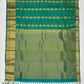 Green Color Pure Kanchi Silk With Gold Zari Work Saree In Tempe