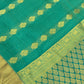 Green Color Pure Kanchi Silk With Gold Zari Work Saree In Chandler