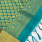 Green Color Pure Kanchi Silk With Gold Zari Work Saree In Surprise