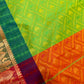 Green Color Pure Kanchi Silk Saree For Women In Tempe