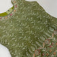 Olive Green Color Chiffon Palazzo Suits In Suncity