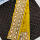  Gold Colored Saree Belt With Stones And White Beads In Suncity