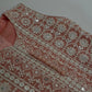 Peach Color Chiffon Palazzo Suits In Suncity