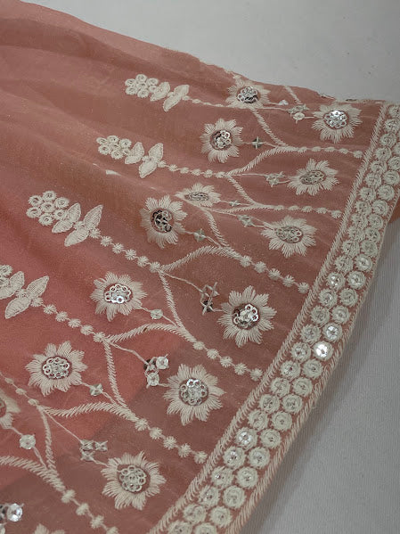 Peach Color Palazzo Suits In Yuma