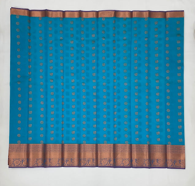 Blue Color Art Silk Saree For Women In Yuma