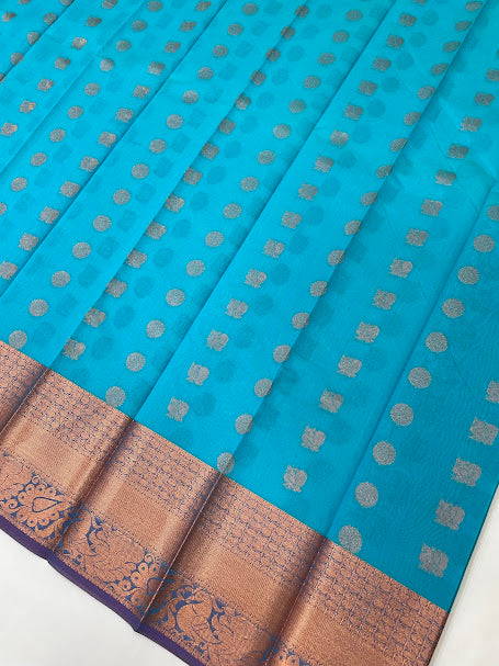 Blue Color Art Silk Saree For Women In Surprise